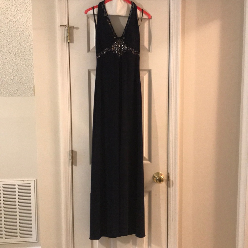 Formal dress. Navy blue. Size 3-4
